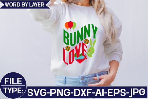 Bunny Love SVG Cut File SVG Studio Innate 