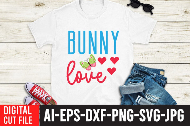 Bunny Love SVG Cut File,Happy Easter SVG Cut File, Happy Easter SVG Quotes, Easter Egg Farmfresh SVG cut File, Easter Egg Farmfresh PNG ,Celebrate Easter SVG Cut File SVG BlackCatsMedia 