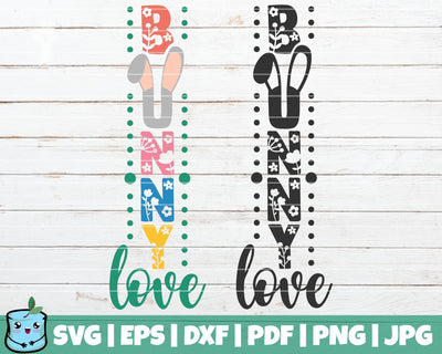 Bunny Love SVG MintyMarshmallows 