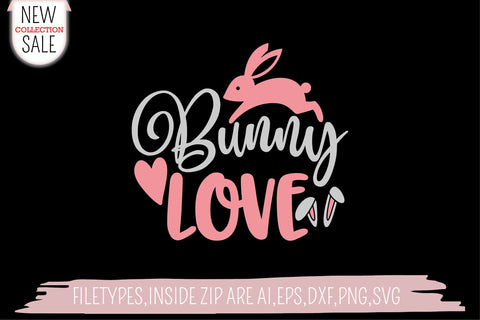 Bunny Love SVG SVG Creativeart88 