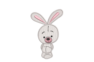 Bunny machine embroidery design, rabbit machine embroidery design, 4 sizes. Embroidery/Applique DESIGNS ArtEMByNatalia 