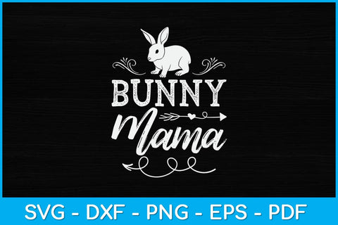 Bunny Mama Cute Rabbit Svg Design SVG artprintfile 