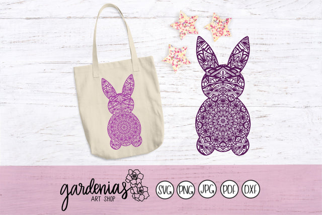 Bunny Mandala SVG Gardenias Art Shop 