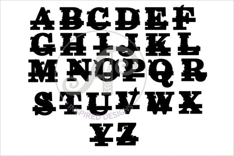 Bunny monogram letter Name signs 3 layer design SVG bundle SVG APInspireddesigns 