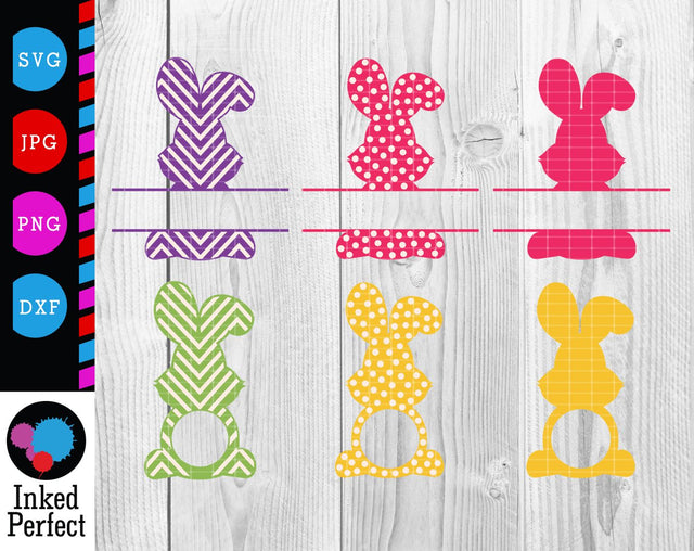 Bunny Monogram SVG Inked Perfect 