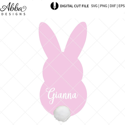 Bunny Personalized SVG Abba Designs 