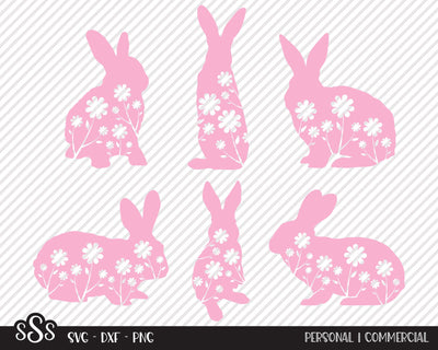 Bunny Rabbit Bundle | Easter SVG SVG Texas Southern Cuts 