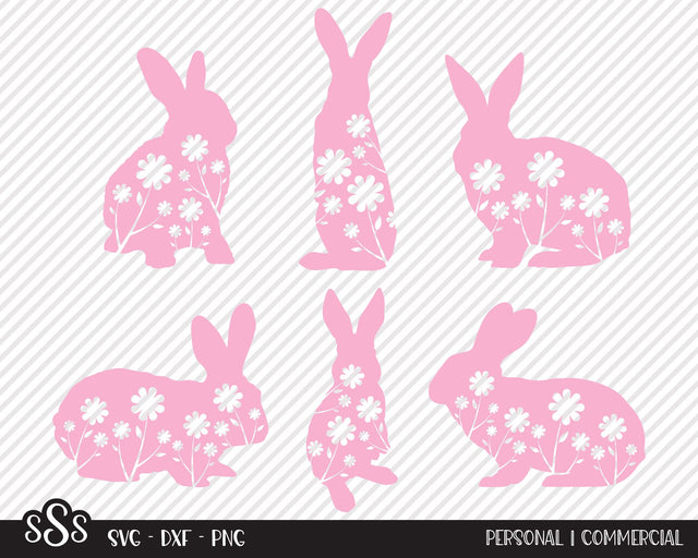 Bunny Rabbit Bundle | Easter SVG SVG Texas Southern Cuts 