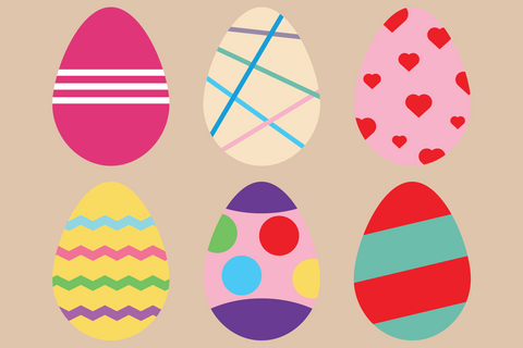 Bunny Rabbit Bundle With Easter Eggs | Easter SVG SVG Captain Creative 