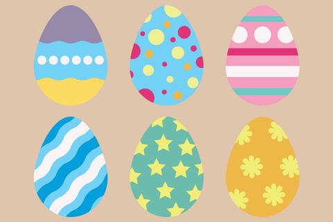 Bunny Rabbit Bundle With Easter Eggs | Easter SVG SVG Captain Creative 