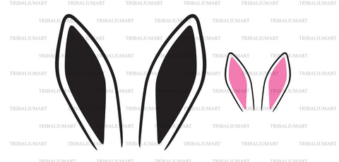 Bunny (rabbit) ears SVG TribaliumArtSF 