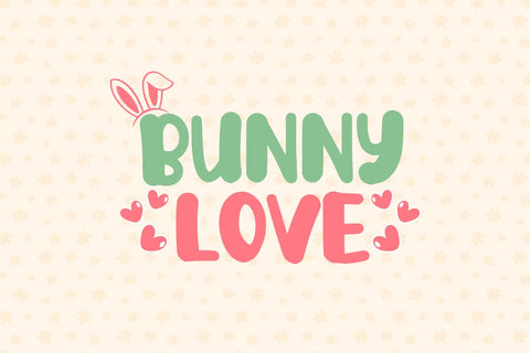 Bunny Rainy - Funny Display Font Font Masyafi Studio 