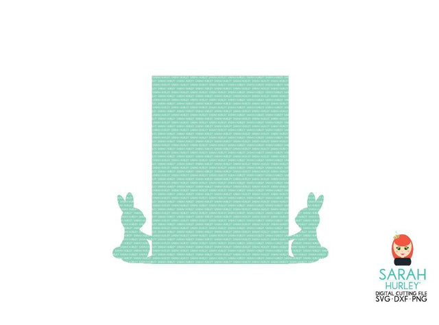Bunny Rectangle BG SVG Sarah Hurley 