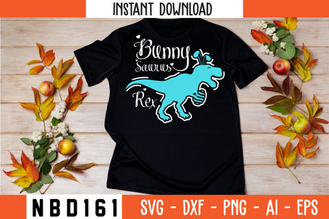 BUNNY SAURUS REX T-Shirt Design SVG Nbd161 