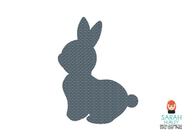 Bunny Silhouette SVG Sarah Hurley 