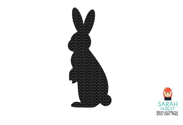 Bunny Silhouette SVG Sarah Hurley 