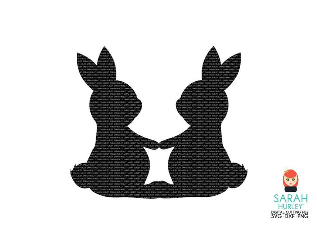 Bunny Silhouettes SVG Sarah Hurley 