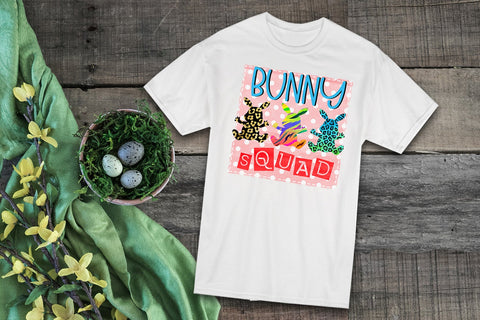 Bunny Squad Easter Sublimation- Sublimation Easter Designs Sublimation Happy Printables Club 