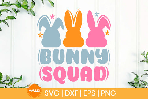 Bunny squad, easter svg quote SVG Maumo Designs 