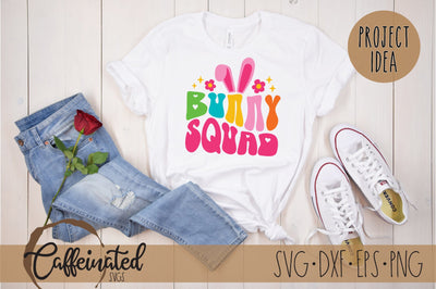 Bunny Squad SVG, Easter SVG SVG Caffeinated SVGs 