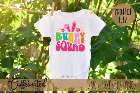 Bunny Squad SVG, Easter SVG SVG Caffeinated SVGs 