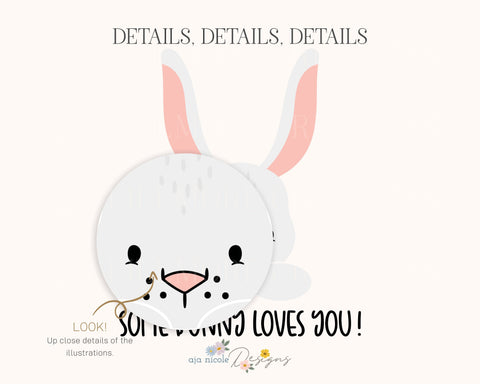 Bunny Sublimation File Sublimation Aja Nicole Designs 