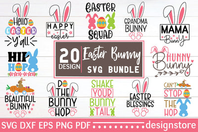 Bunny Svg Bundle SVG designstore 