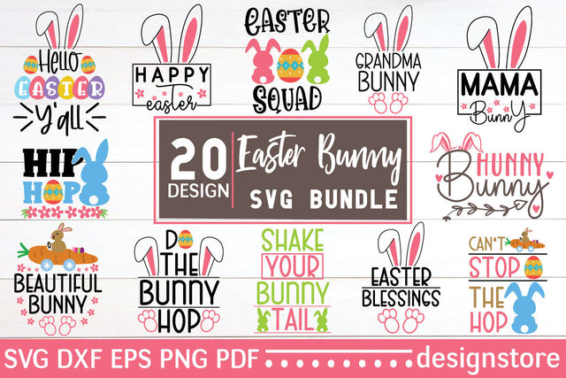 Bunny Svg Bundle SVG designstore 