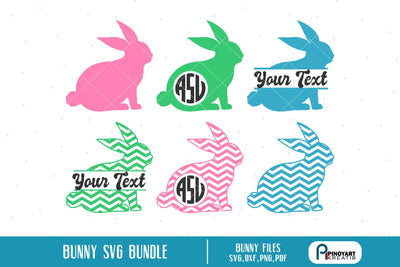 Bunny Svg Bundle SVG Pinoyart Kreatib