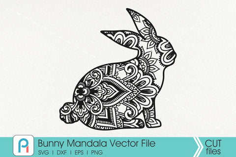 Bunny Svg, Bunny Mandala Svg, Easter Bunny Svg, Easter Svg SVG Pinoyart Kreatib 