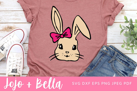 Bunny svg, Easter bunny svg, Rabbit easter svg, Boy bunny and Girl Bunny Svg, eps, png, dxf pdf, Svg for Cricut, silhouette, sublimation SVG Jojo&Bella 