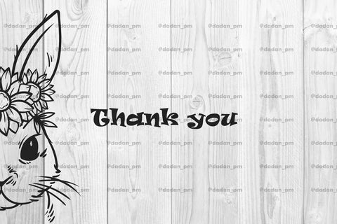Bunny svg, Easter bunny svg SVG dadan_pm 