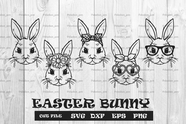 Bunny svg, Easter bunny svg SVG dadan_pm 
