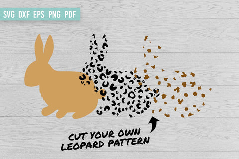 Bunny SVG | Leopard print | Easter Bunny SVG | Leopard Rabbit SVG Irina Ostapenko 
