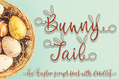 Bunny Tail Font Freeling Design House 