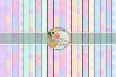 Bunny Trail Papers Digital Pattern QueenBrat Digital Designs 