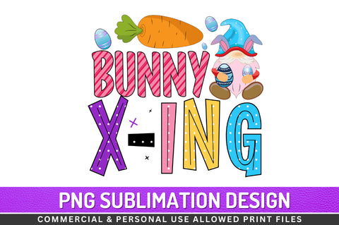 Bunny x-ing Sublimation PNG Sublimation Regulrcrative 