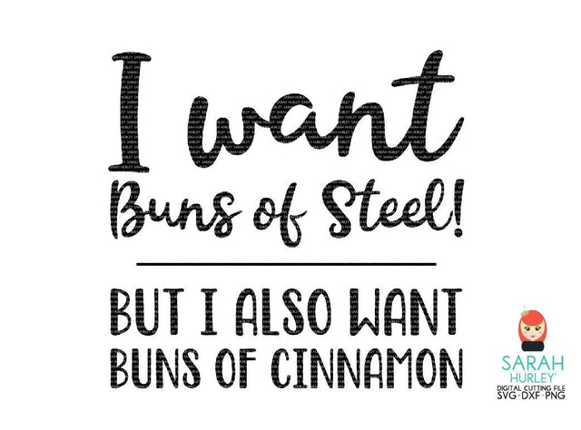 Buns Of Steel SVG Sarah Hurley 