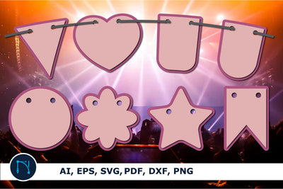 Bunting SVG, Bunting Banner svg bundle SVG MD JOYNAL ABDIN 