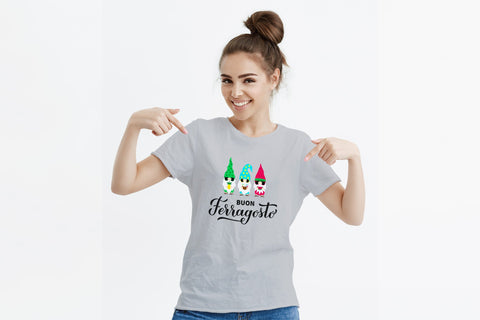 Buon Ferragosto gnomes SVG. Italian summer holiday SVG LaBelezoka 