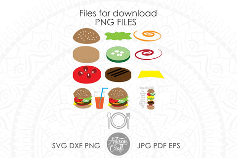 Burger clipart Sketch DESIGN Artisan Craft SVG 