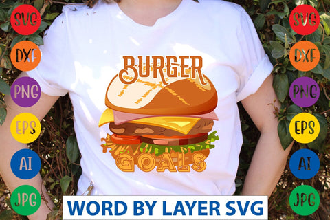 Burger Goals SVG Design SVG Rafiqul20606 