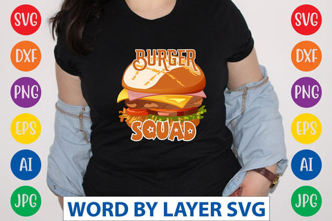 Burger Squad SVG Design SVG Rafiqul20606 