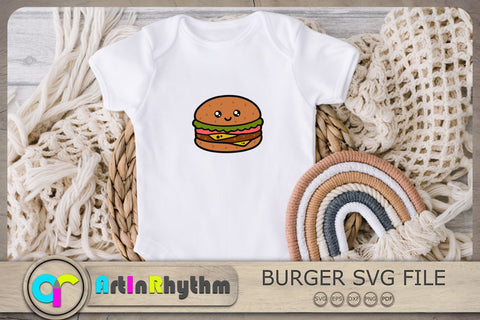 Burger Svg, Burger Svg File, Burger Clipart, Food Svg SVG Artinrhythm shop 