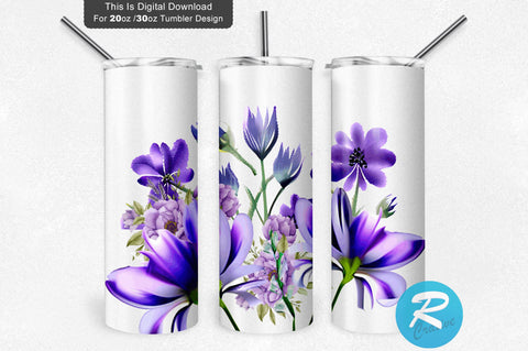 Burgundy Floral flower 20 oz / 30 oz Tumbler PNG Sublimation Regulrcrative 