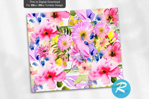 Burgundy Red Floral 20 oz / 30 oz Tumbler PNG Sublimation Regulrcrative 