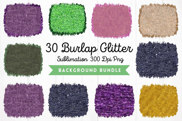 Burlap Glitter Sublimation Background Bundle Sublimation Regulrcrative 