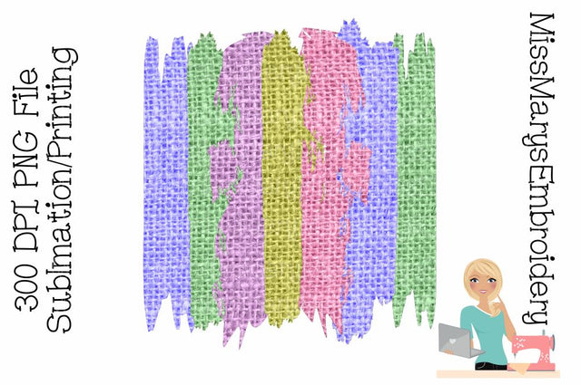 Burlap Spring Sublimation Background | Brush Stroke Sublimation Sublimation MissMarysEmbroidery 