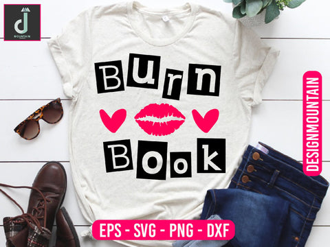 Burn Book svg design SVG Alihossainbd 