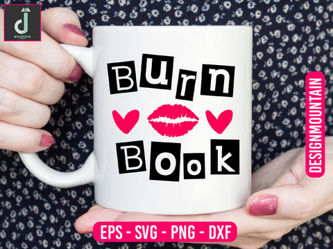 Burn Book SVG PNG -   Book letters, Mean girls burn book, Mean girls